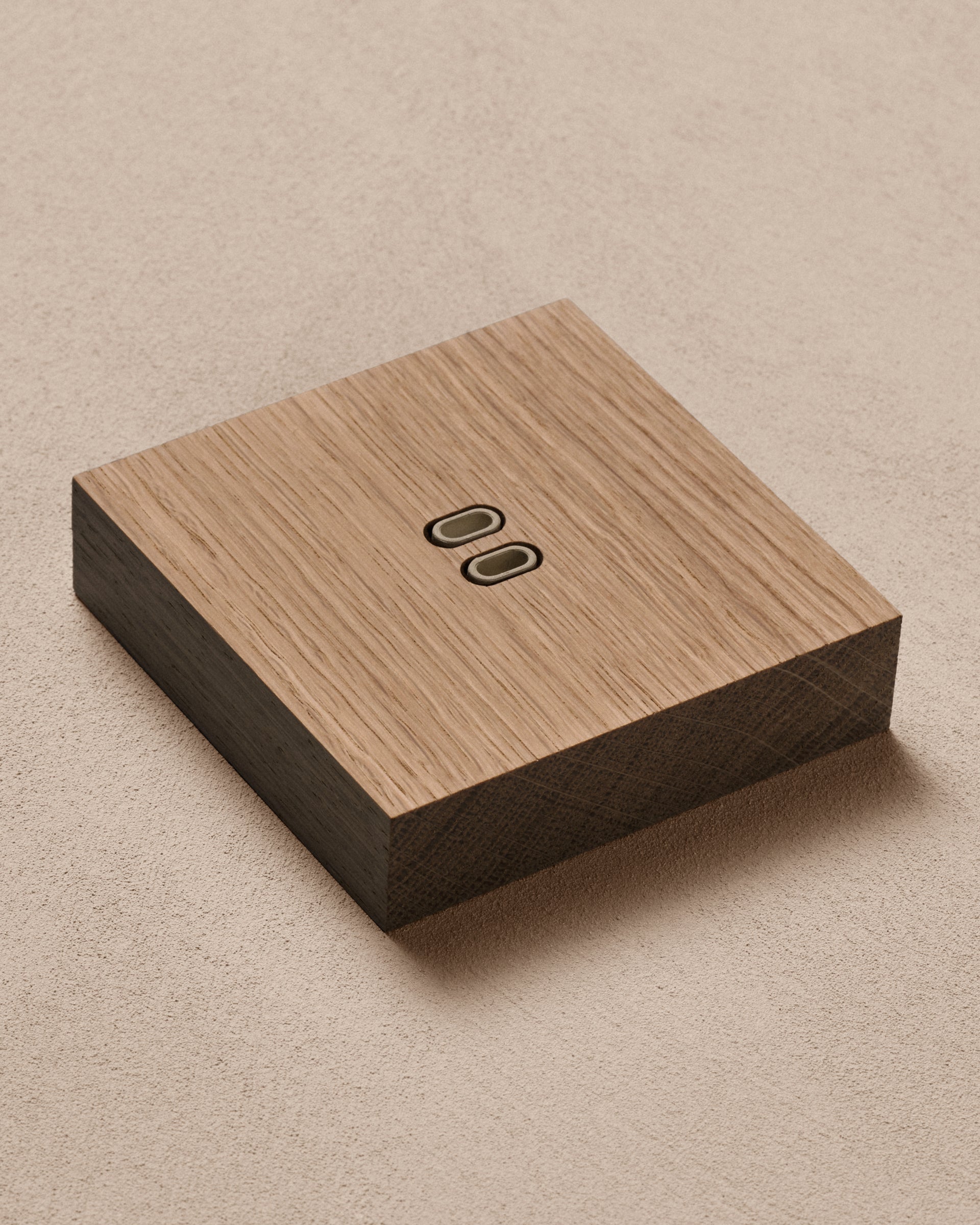 KLOSS USB C+C Kvadrat - Natur Eik
