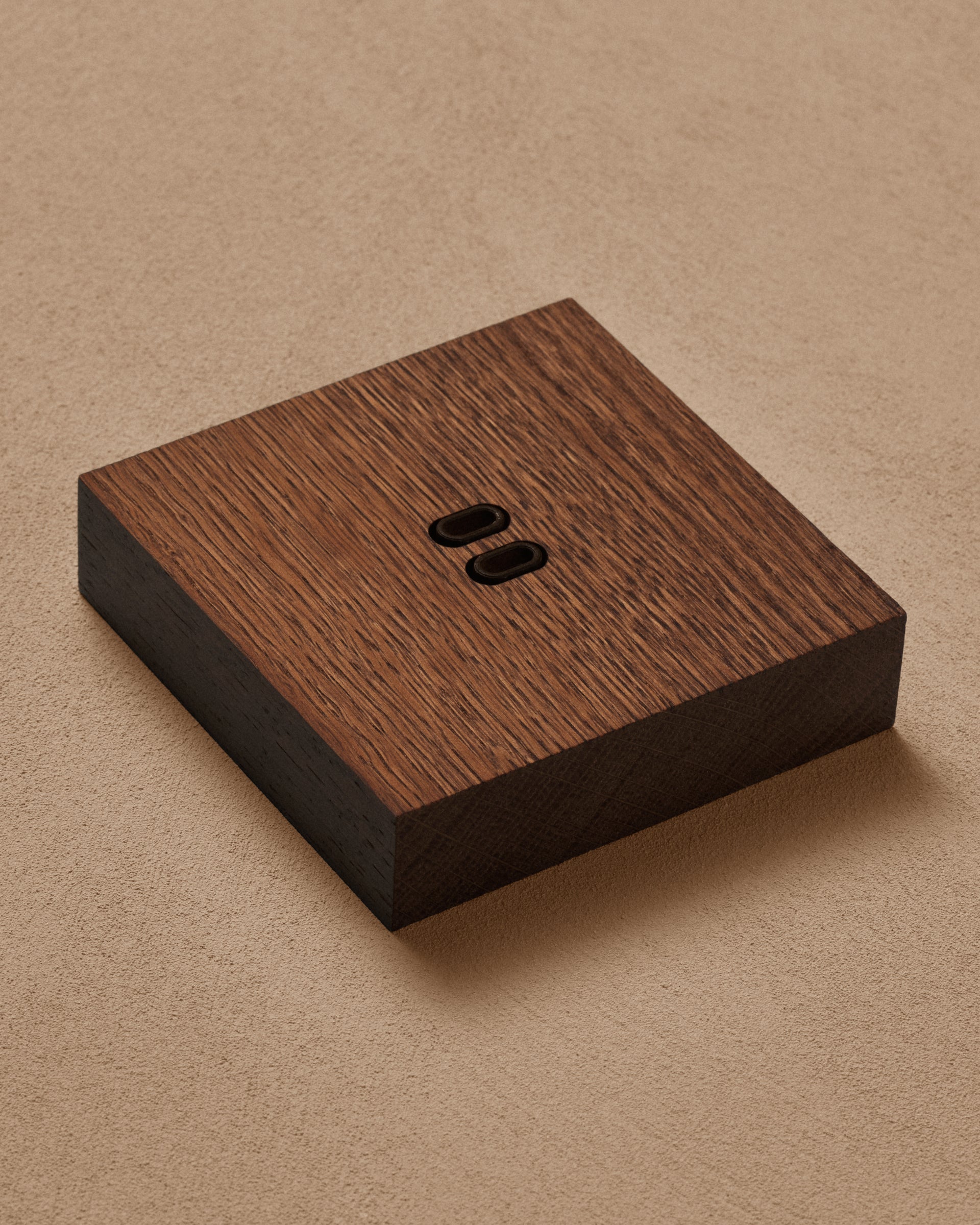 KLOSS USB C+C Kvadrat - Varm Eik